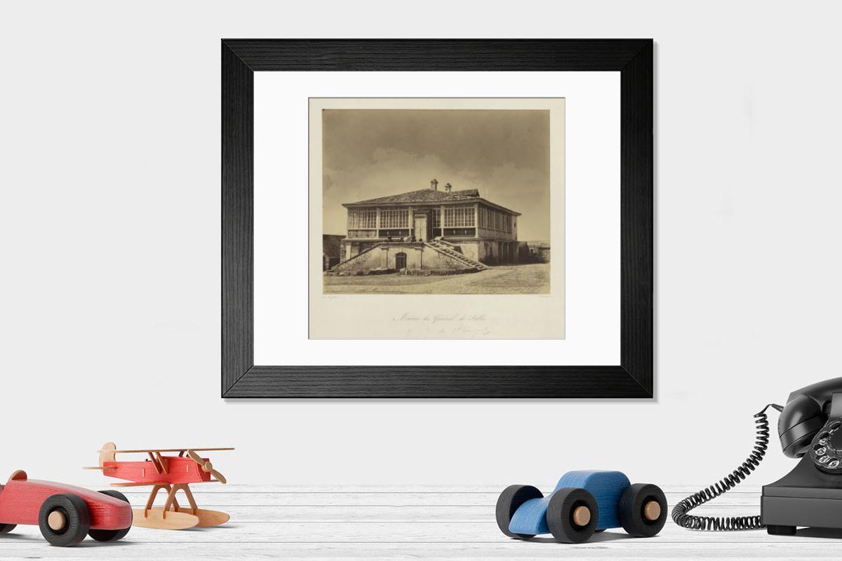 Shown hanging in a room: Modern 14"x12" (36x31cm)