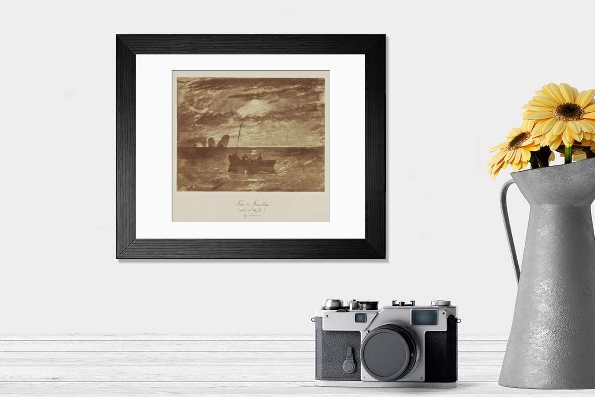 Shown hanging in a room: Modern 14"x12" (36x31cm)