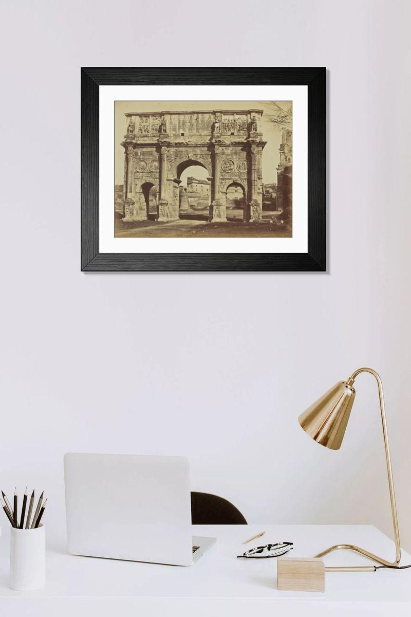 Shown hanging in a room: Modern 14"x12" (36x31cm)