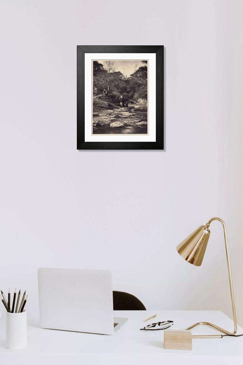 Shown hanging in a room: Modern 14"x12" (36x31cm)