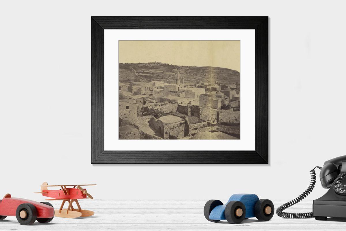 Shown hanging in a room: Modern 14"x12" (36x31cm)