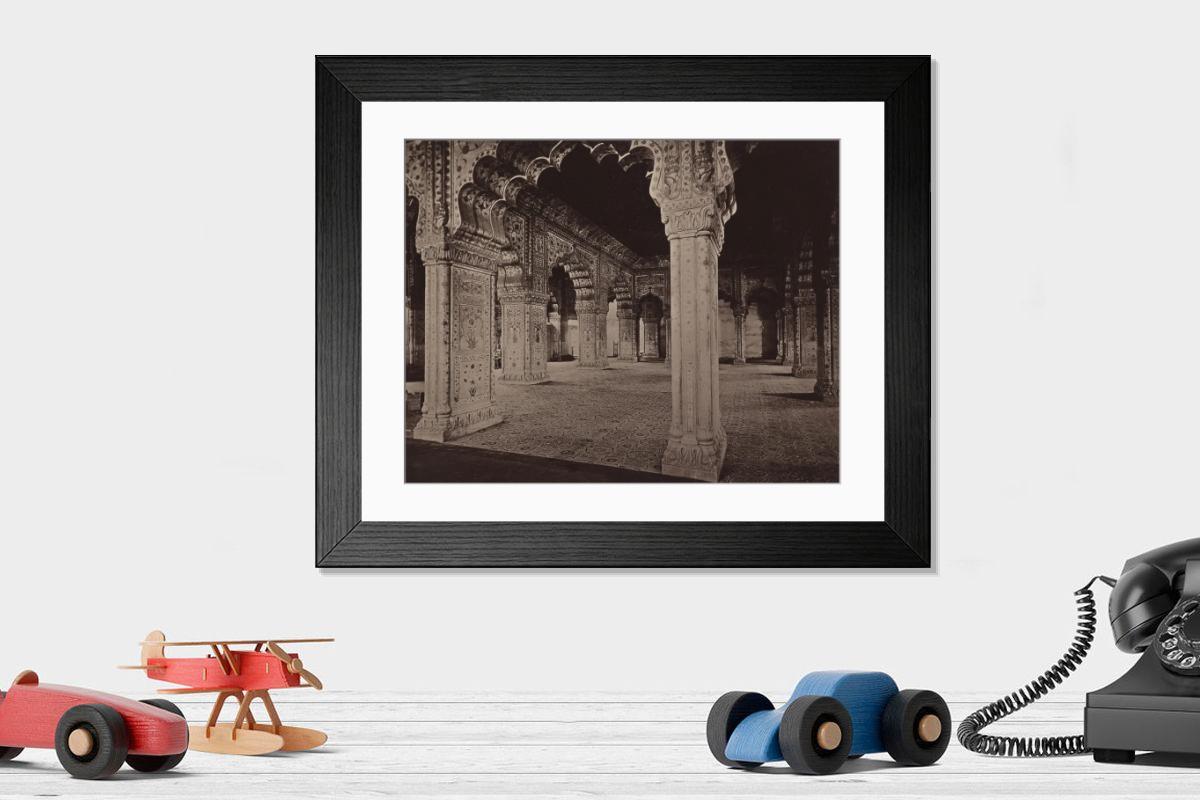 Shown hanging in a room: Modern 14"x12" (36x31cm)
