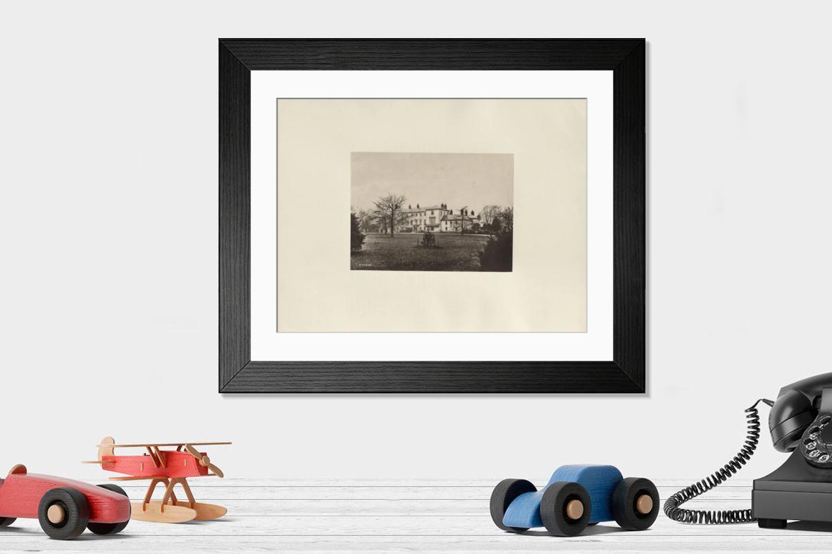 Shown hanging in a room: Modern 14"x12" (36x31cm)