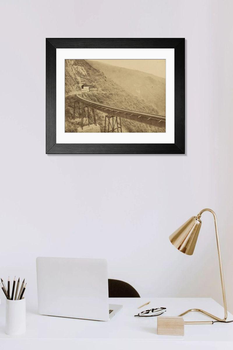 Shown hanging in a room: Modern 14"x12" (36x31cm)