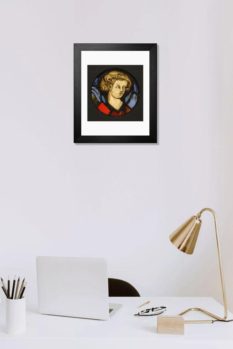 Shown hanging in a room: Modern 14"x12" (36x31cm)