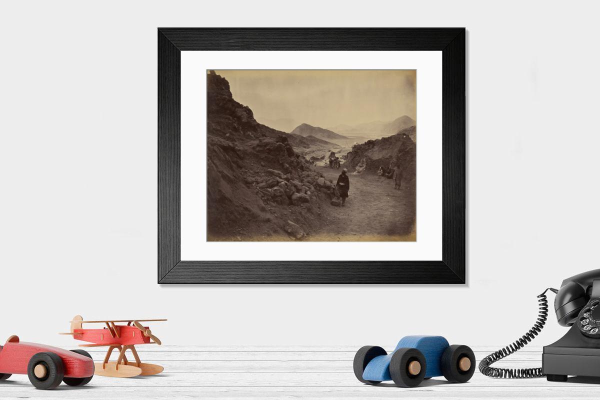 Shown hanging in a room: Modern 14"x12" (36x31cm)