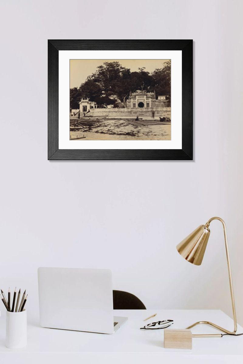 Shown hanging in a room: Modern 14"x12" (36x31cm)