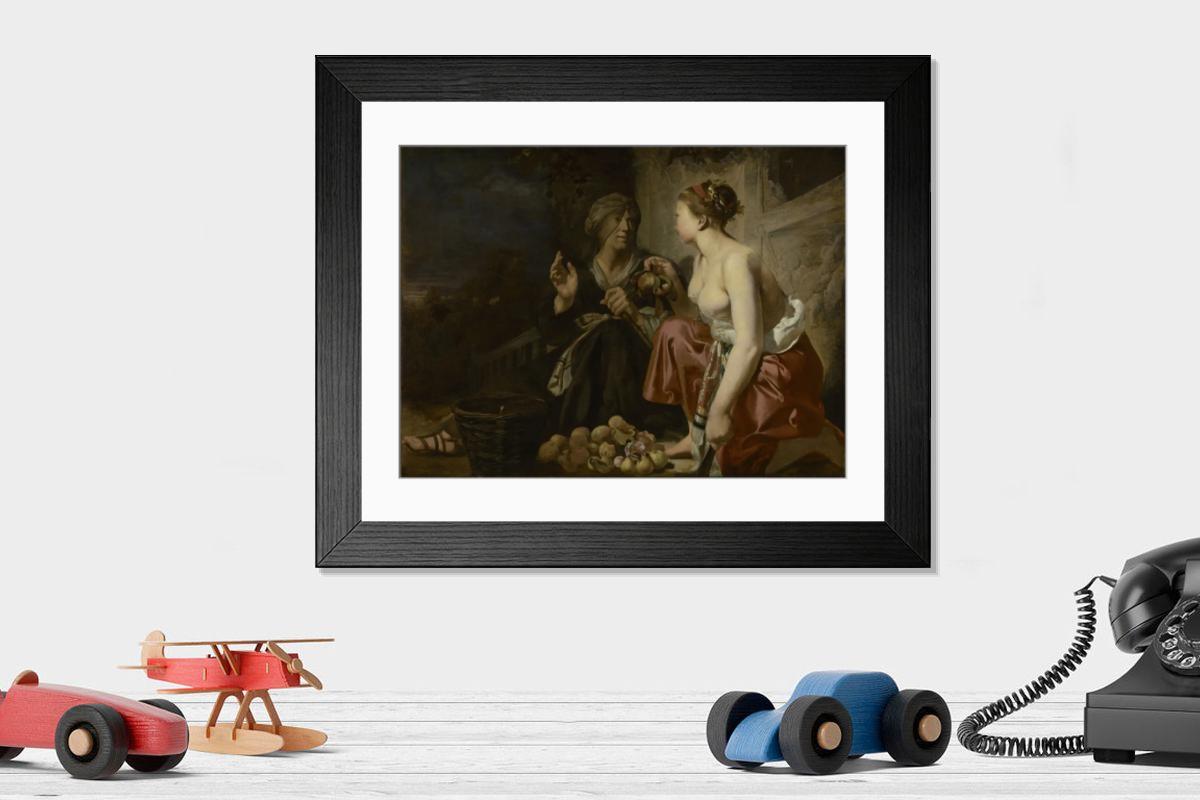 Shown hanging in a room: Modern 14"x12" (36x31cm)