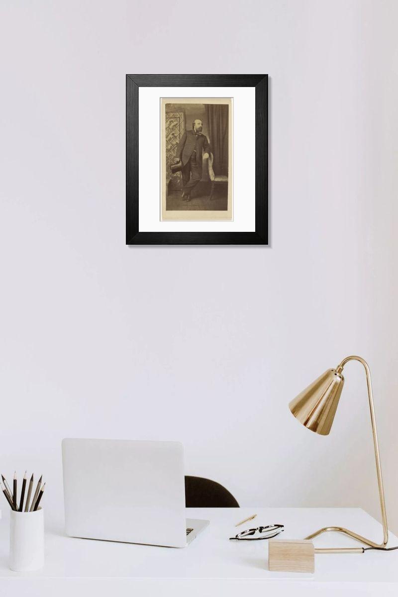 Shown hanging in a room: Modern 14"x12" (36x31cm)