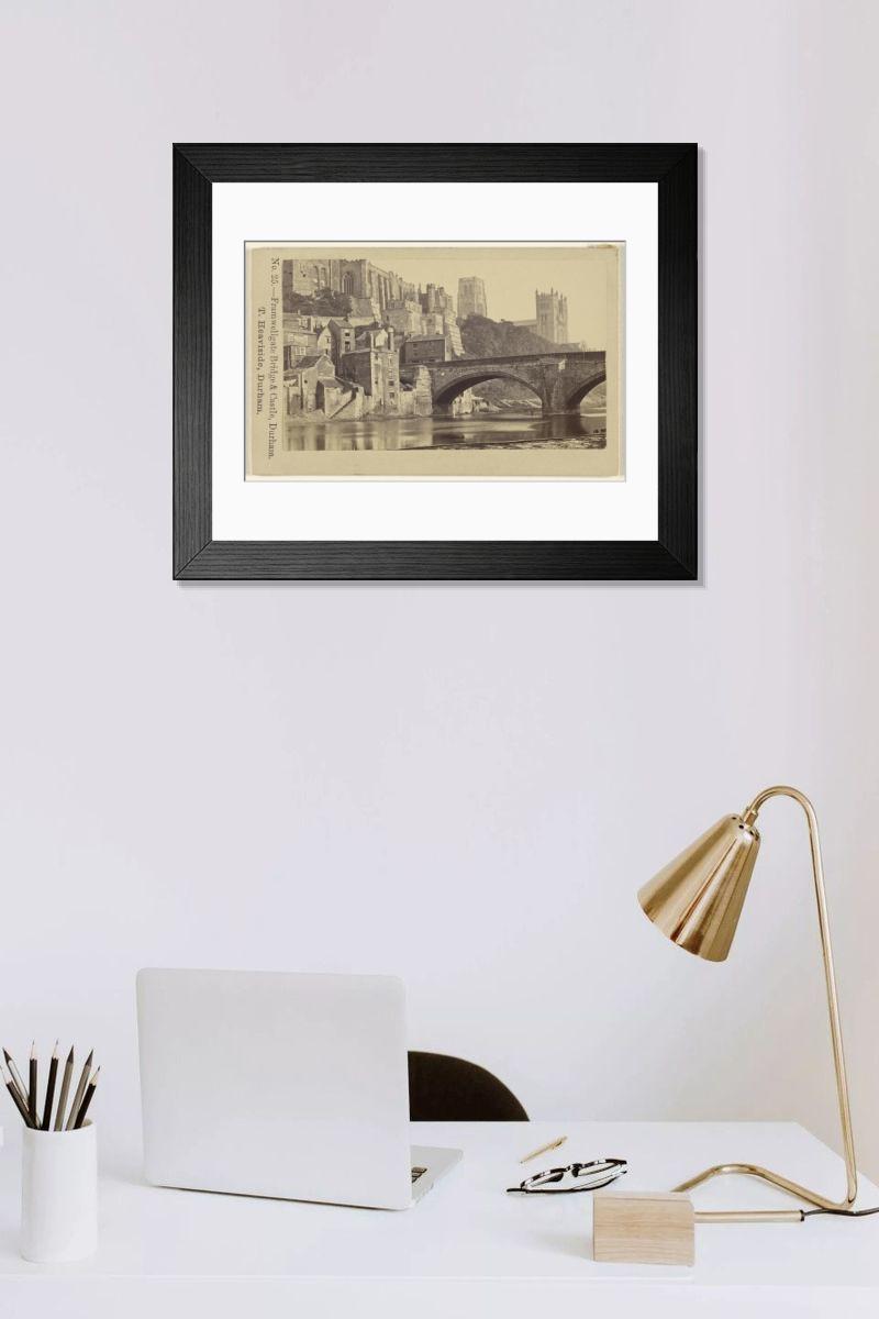 Shown hanging in a room: Modern 14"x12" (36x31cm)