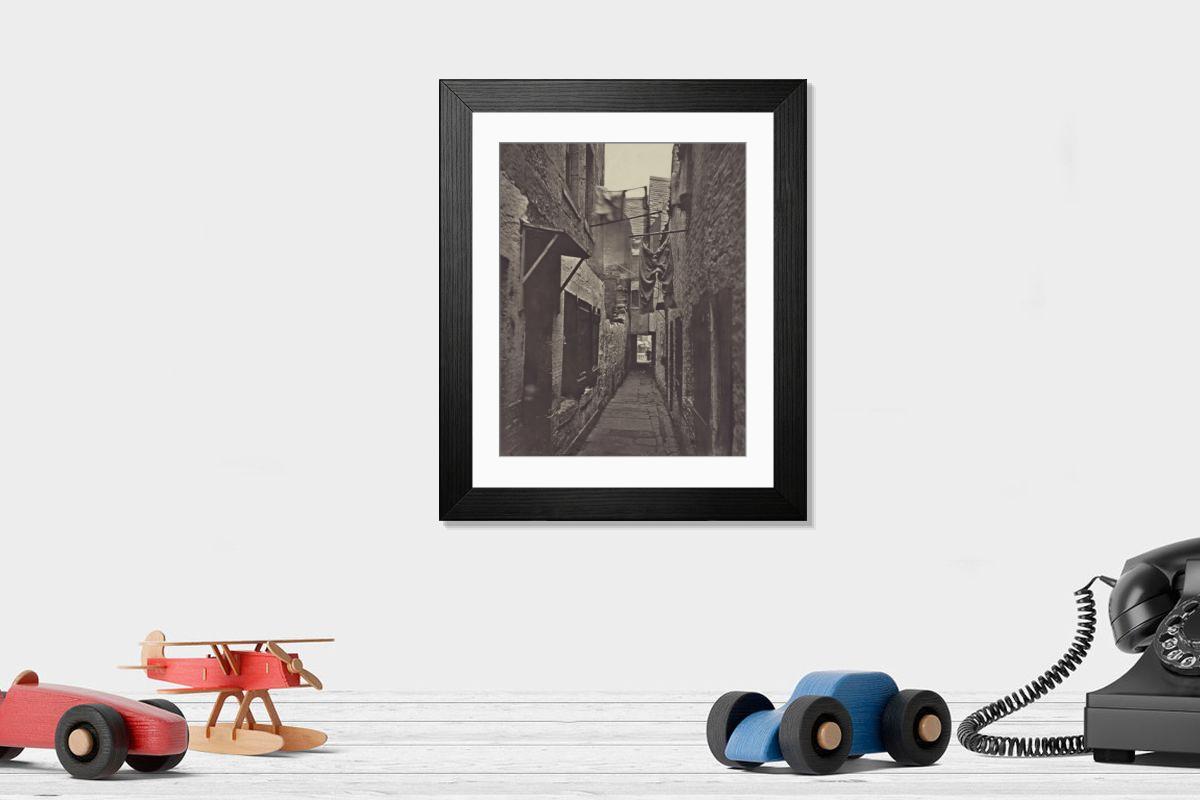 Shown hanging in a room: Modern 14"x12" (36x31cm)