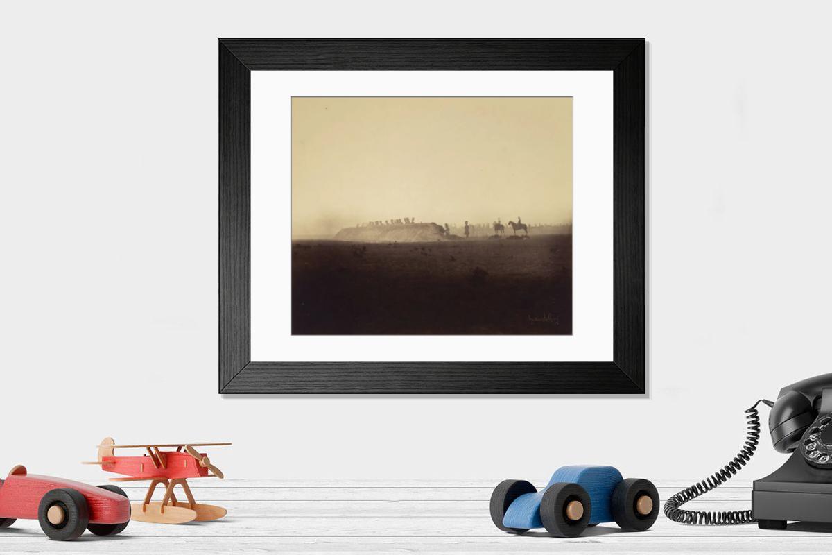 Shown hanging in a room: Modern 14"x12" (36x31cm)