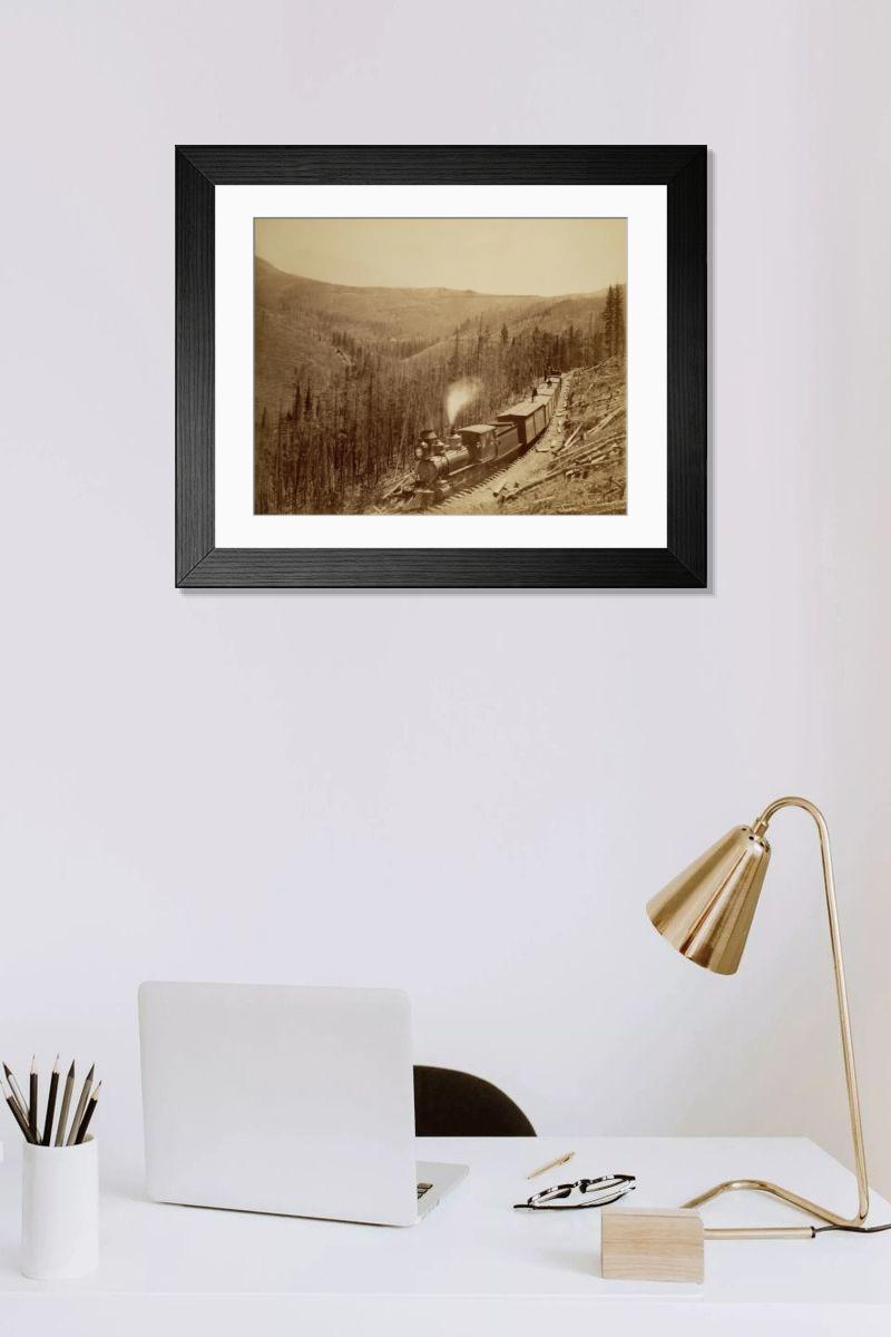 Shown hanging in a room: Modern 14"x12" (36x31cm)