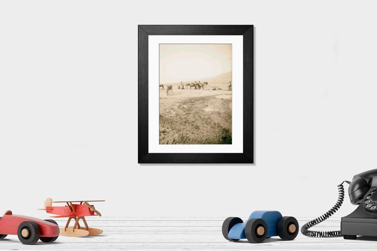 Shown hanging in a room: Modern 14"x12" (36x31cm)