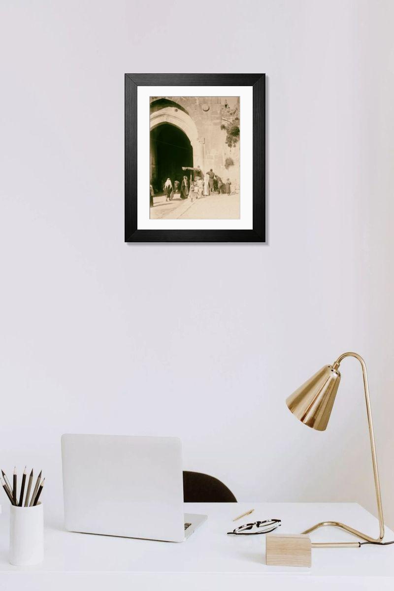 Shown hanging in a room: Modern 14"x12" (36x31cm)