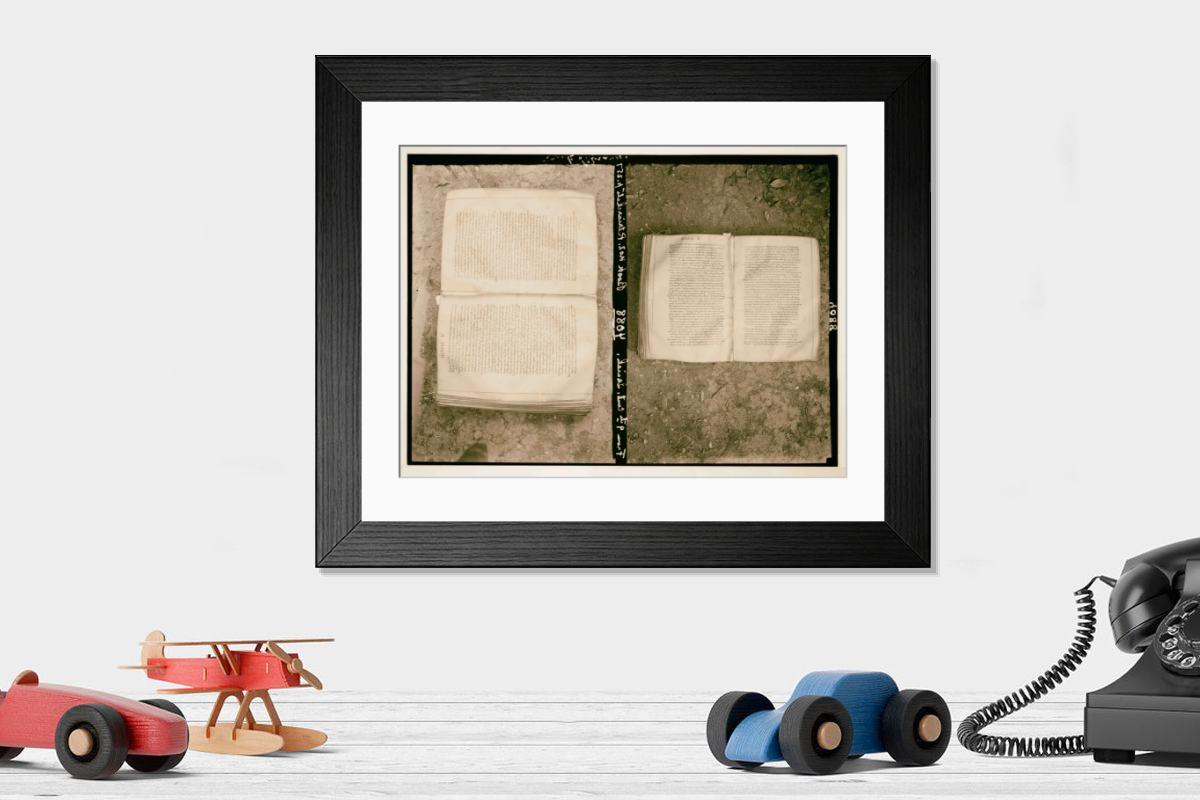 Shown hanging in a room: Modern 14"x12" (36x31cm)