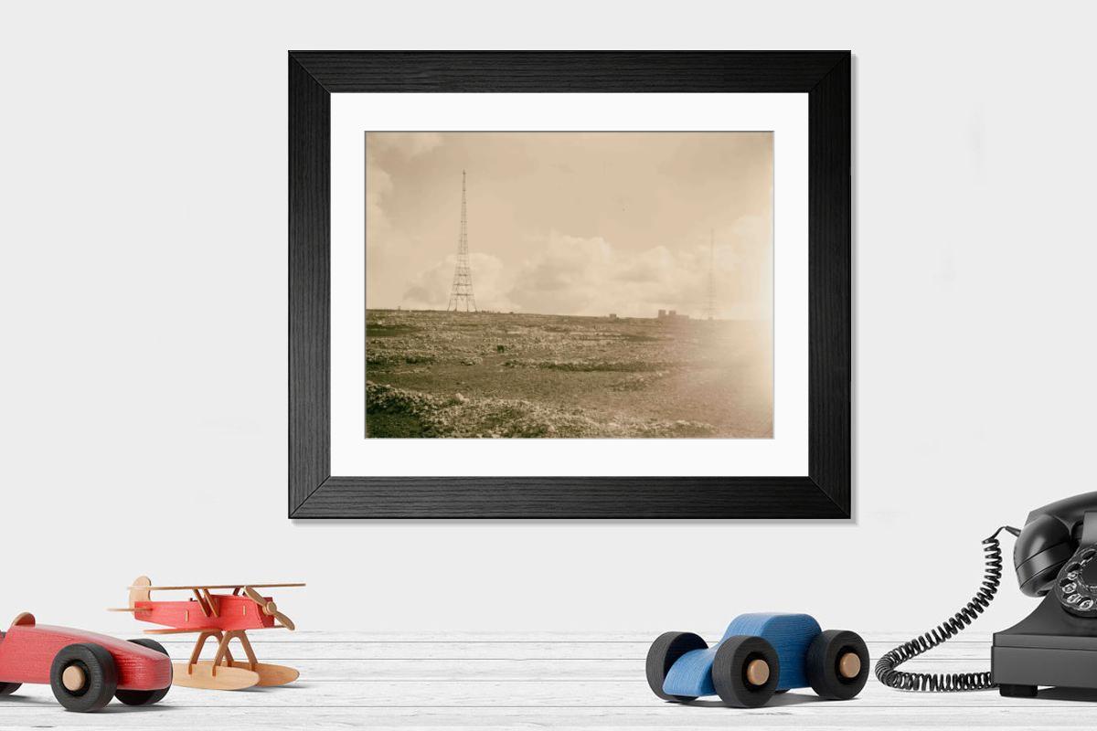 Shown hanging in a room: Modern 14"x12" (36x31cm)