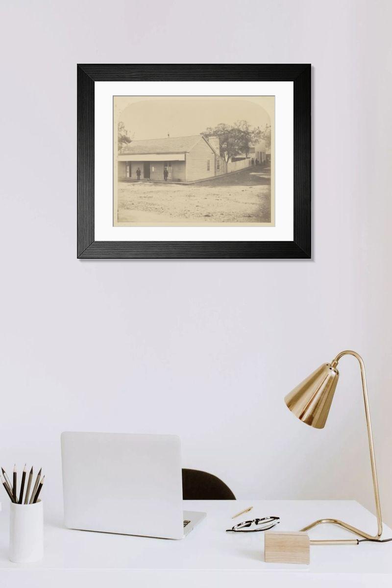 Shown hanging in a room: Modern 14"x12" (36x31cm)