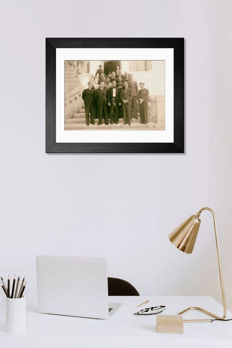 Shown hanging in a room: Modern 14"x12" (36x31cm)