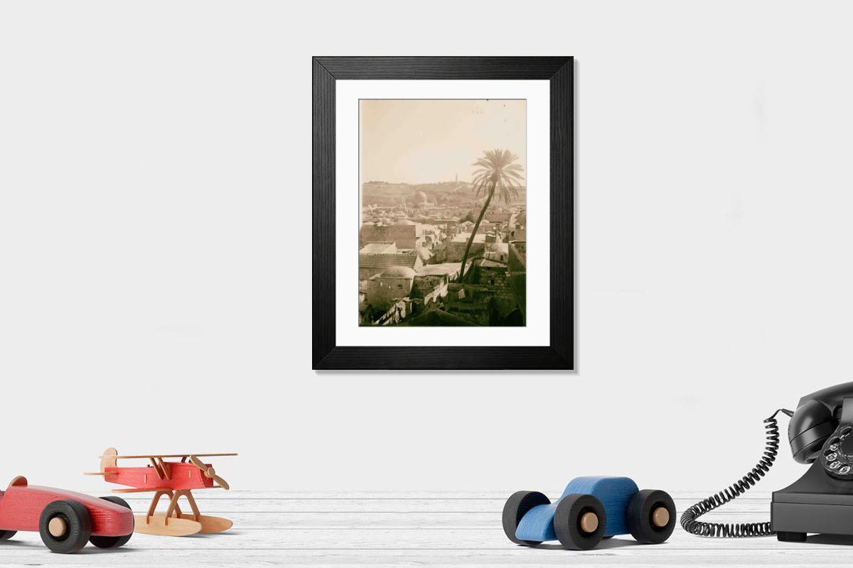 Shown hanging in a room: Modern 14"x12" (36x31cm)