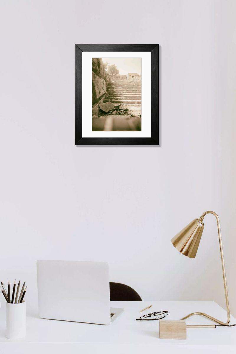 Shown hanging in a room: Modern 14"x12" (36x31cm)