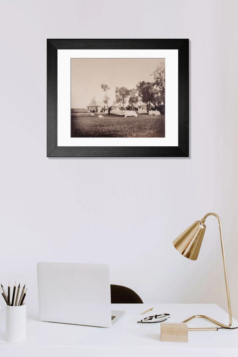 Shown hanging in a room: Modern 14"x12" (36x31cm)