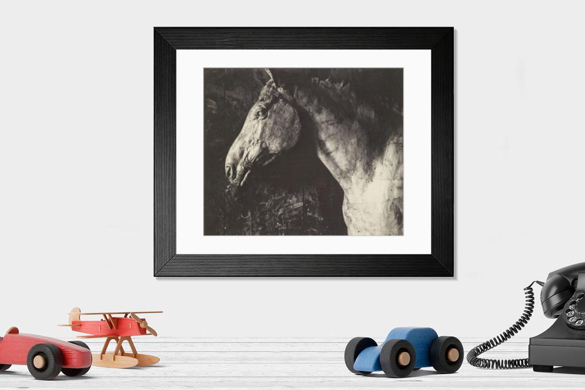 Shown hanging in a room: Modern 14"x12" (36x31cm)