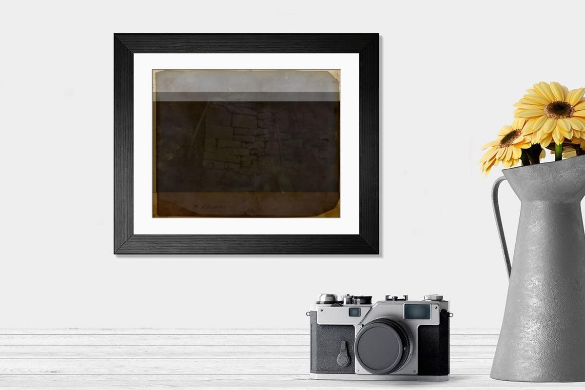 Shown hanging in a room: Modern 14"x12" (36x31cm)