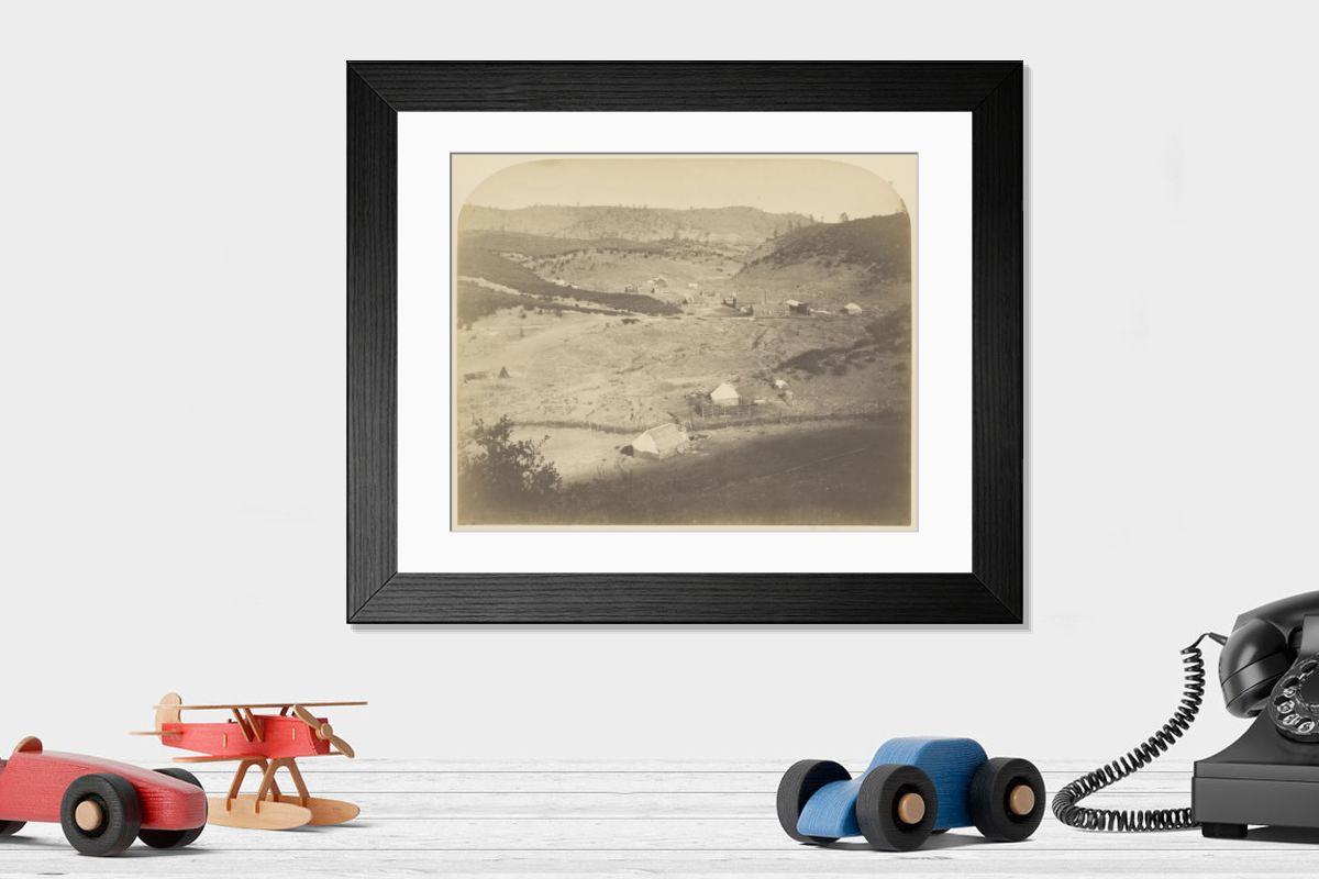 Shown hanging in a room: Modern 14"x12" (36x31cm)