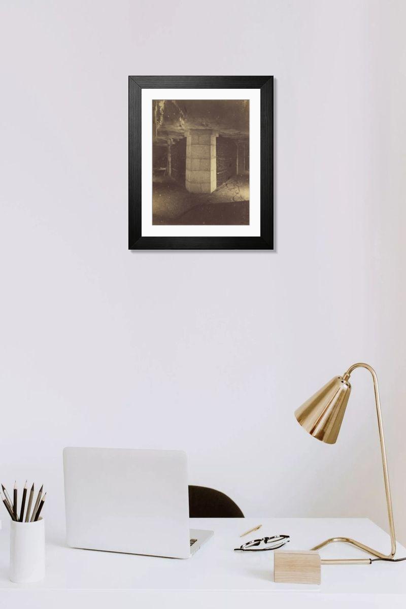 Shown hanging in a room: Modern 14"x12" (36x31cm)