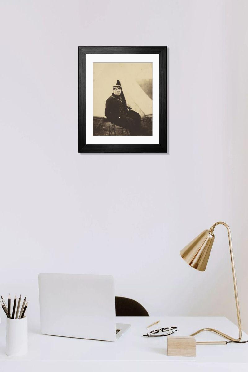 Shown hanging in a room: Modern 14"x12" (36x31cm)