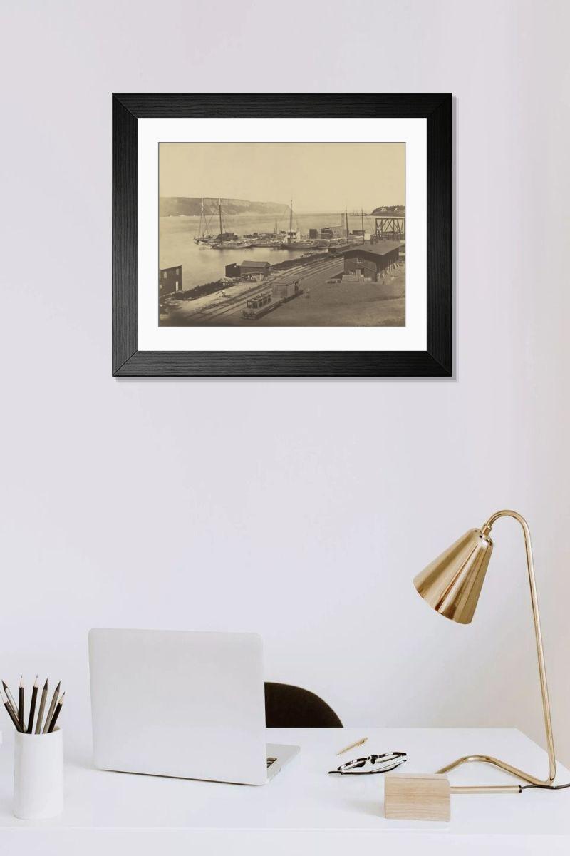 Shown hanging in a room: Modern 14"x12" (36x31cm)