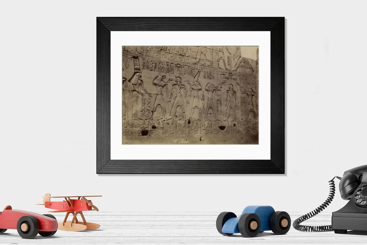 Shown hanging in a room: Modern 14"x12" (36x31cm)