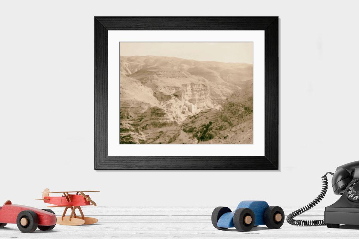 Shown hanging in a room: Modern 14"x12" (36x31cm)