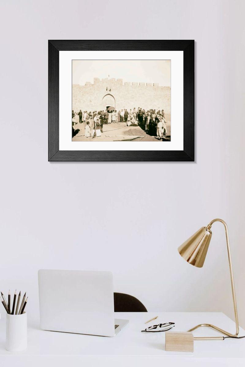 Shown hanging in a room: Modern 14"x12" (36x31cm)