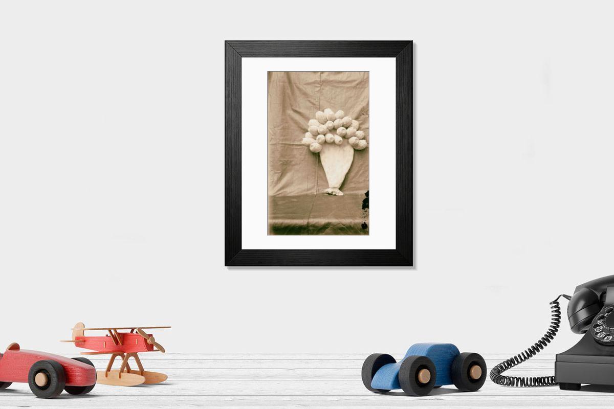 Shown hanging in a room: Modern 14"x12" (36x31cm)