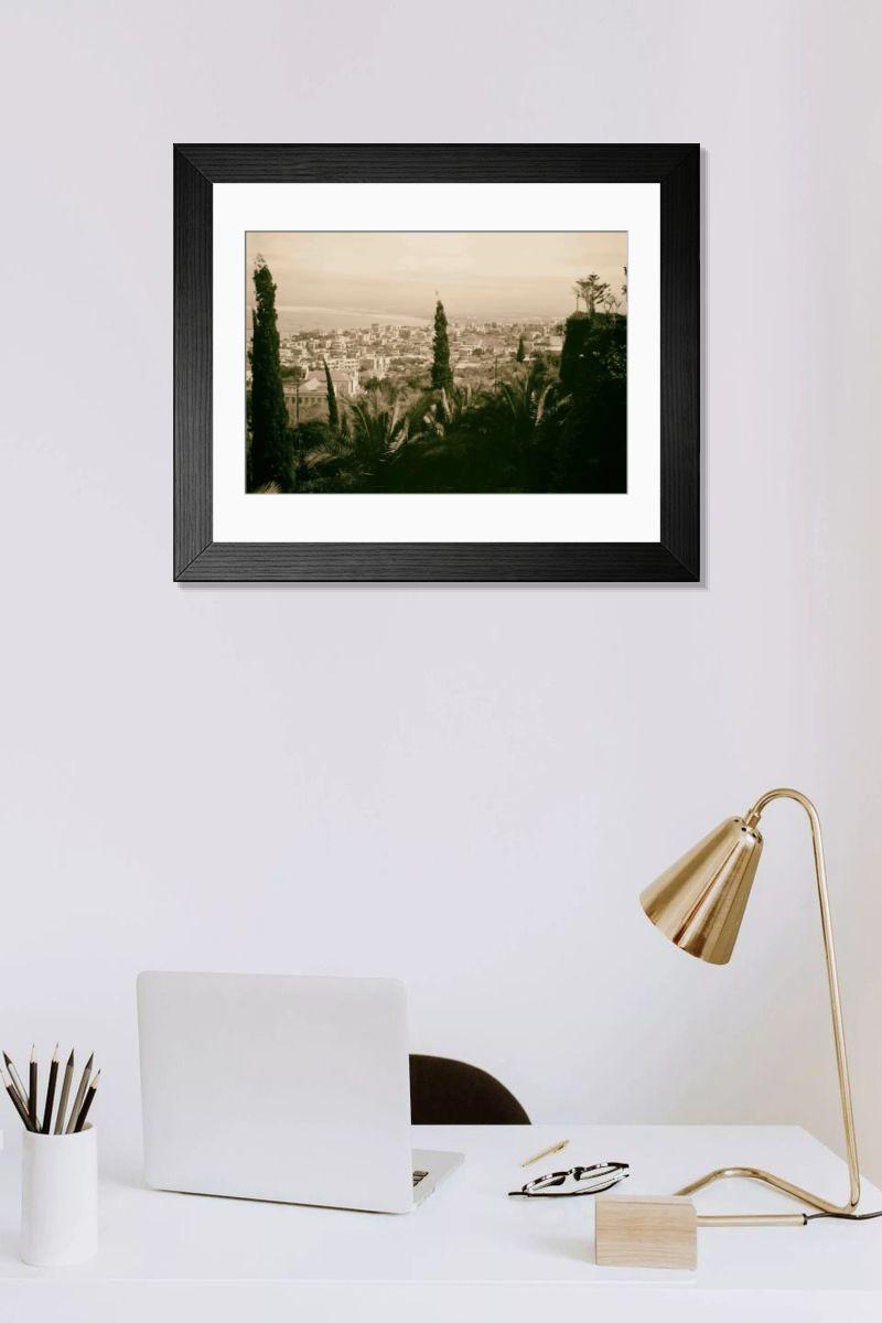 Shown hanging in a room: Modern 14"x12" (36x31cm)