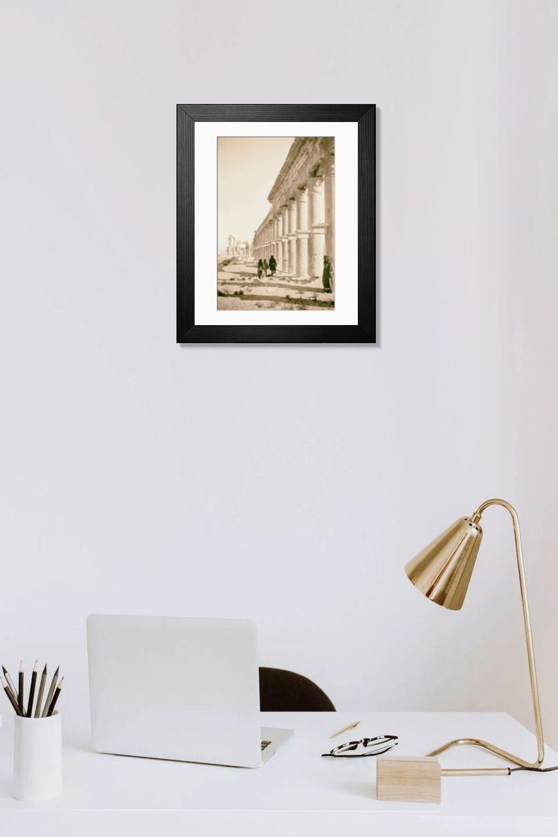 Shown hanging in a room: Modern 14"x12" (36x31cm)
