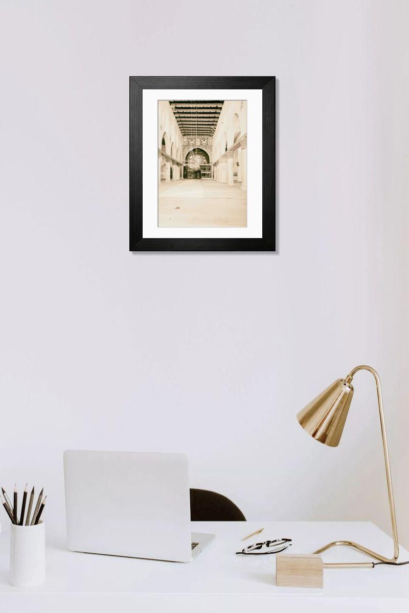 Shown hanging in a room: Modern 14"x12" (36x31cm)