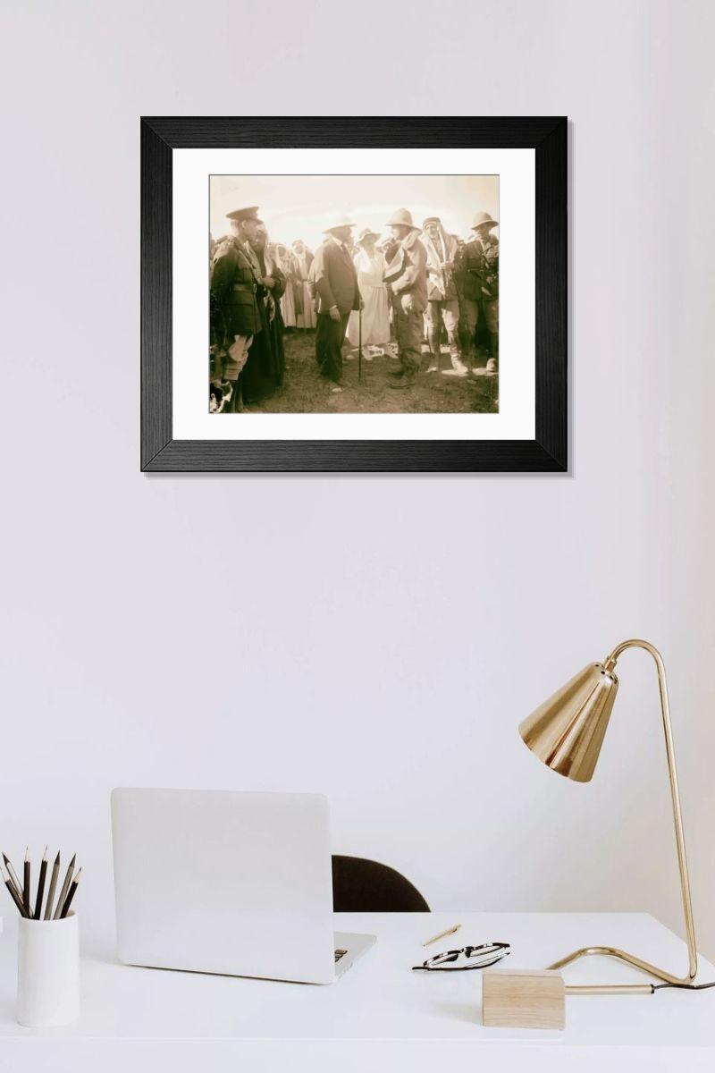 Shown hanging in a room: Modern 14"x12" (36x31cm)