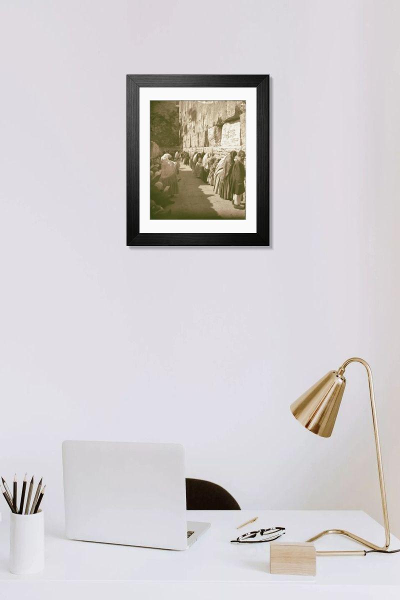 Shown hanging in a room: Modern 14"x12" (36x31cm)