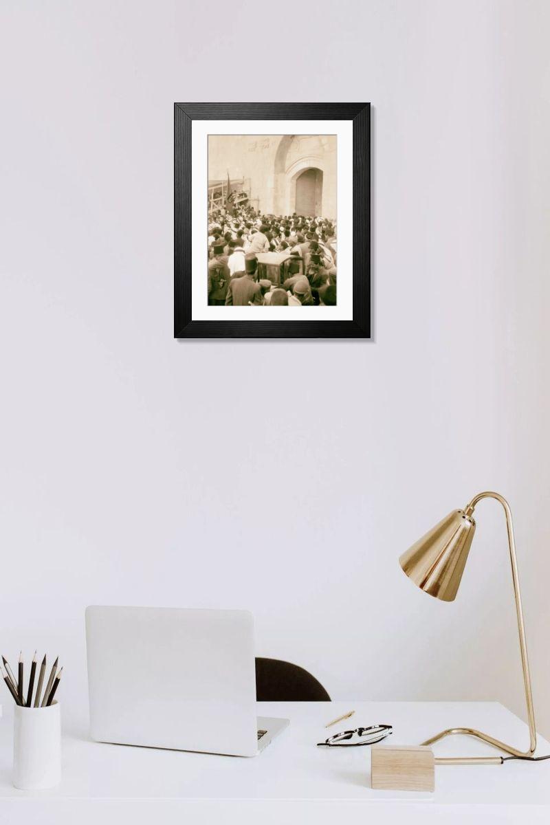 Shown hanging in a room: Modern 14"x12" (36x31cm)