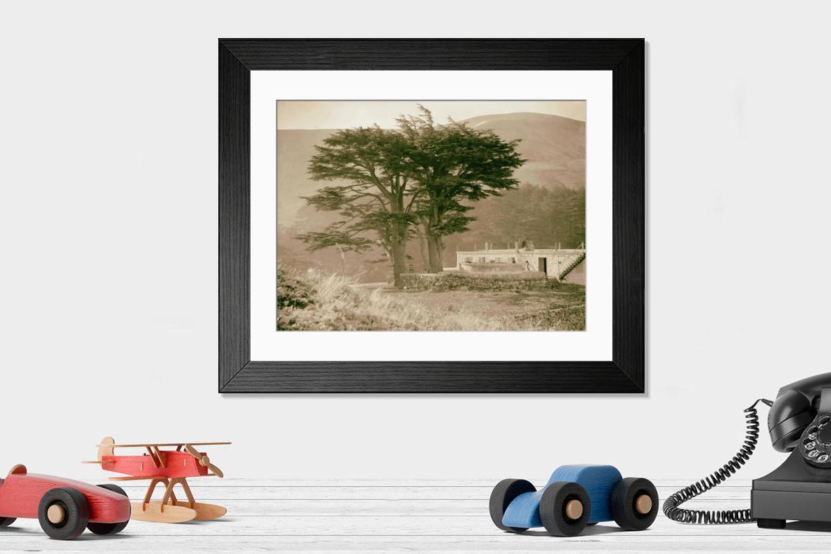 Shown hanging in a room: Modern 14"x12" (36x31cm)