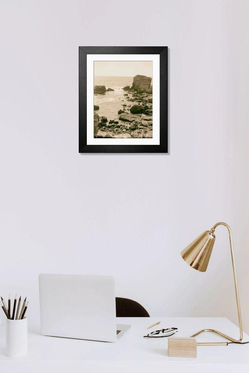 Shown hanging in a room: Modern 14"x12" (36x31cm)