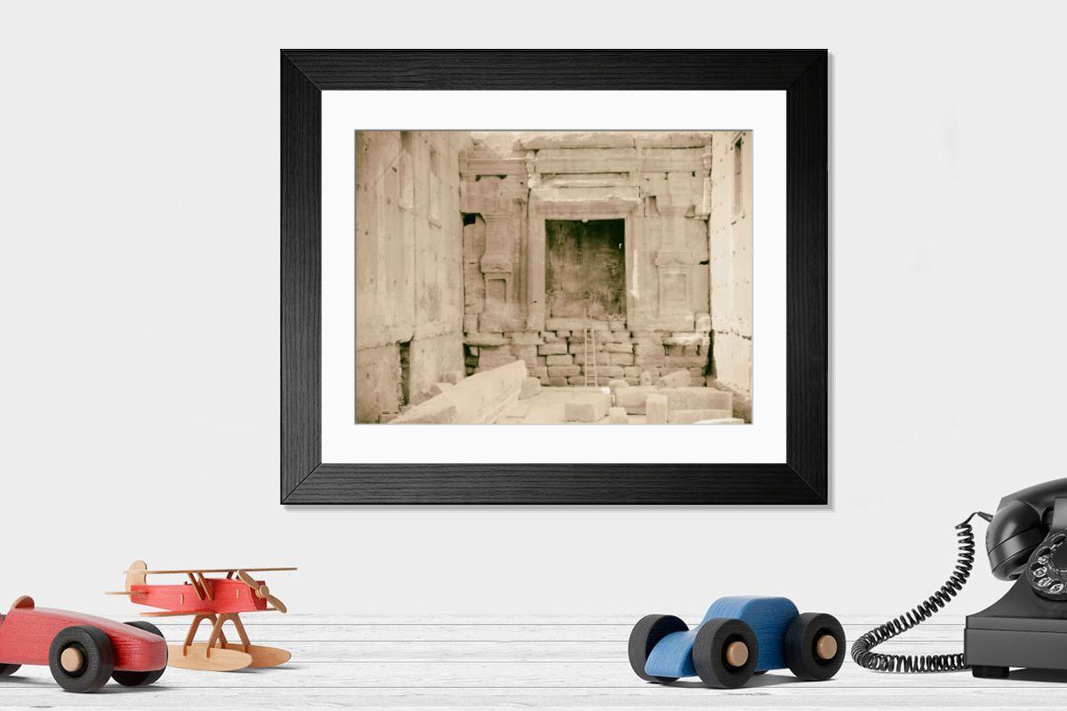 Shown hanging in a room: Modern 14"x12" (36x31cm)