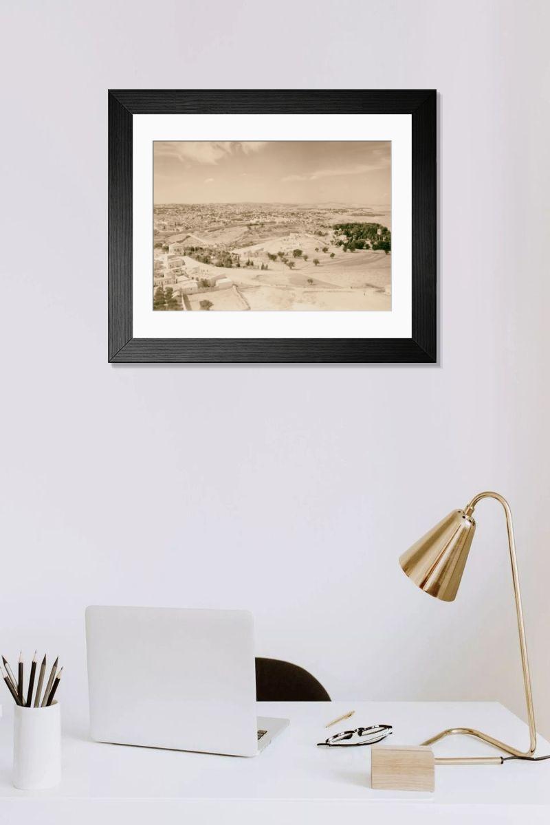 Shown hanging in a room: Modern 14"x12" (36x31cm)