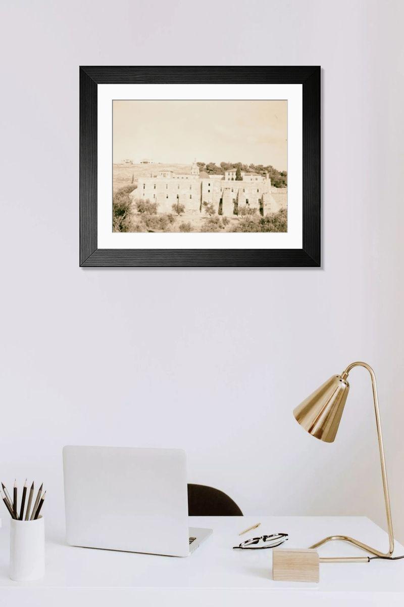 Shown hanging in a room: Modern 14"x12" (36x31cm)