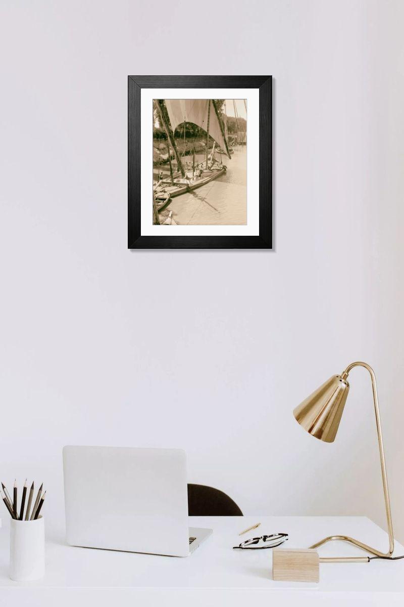 Shown hanging in a room: Modern 14"x12" (36x31cm)