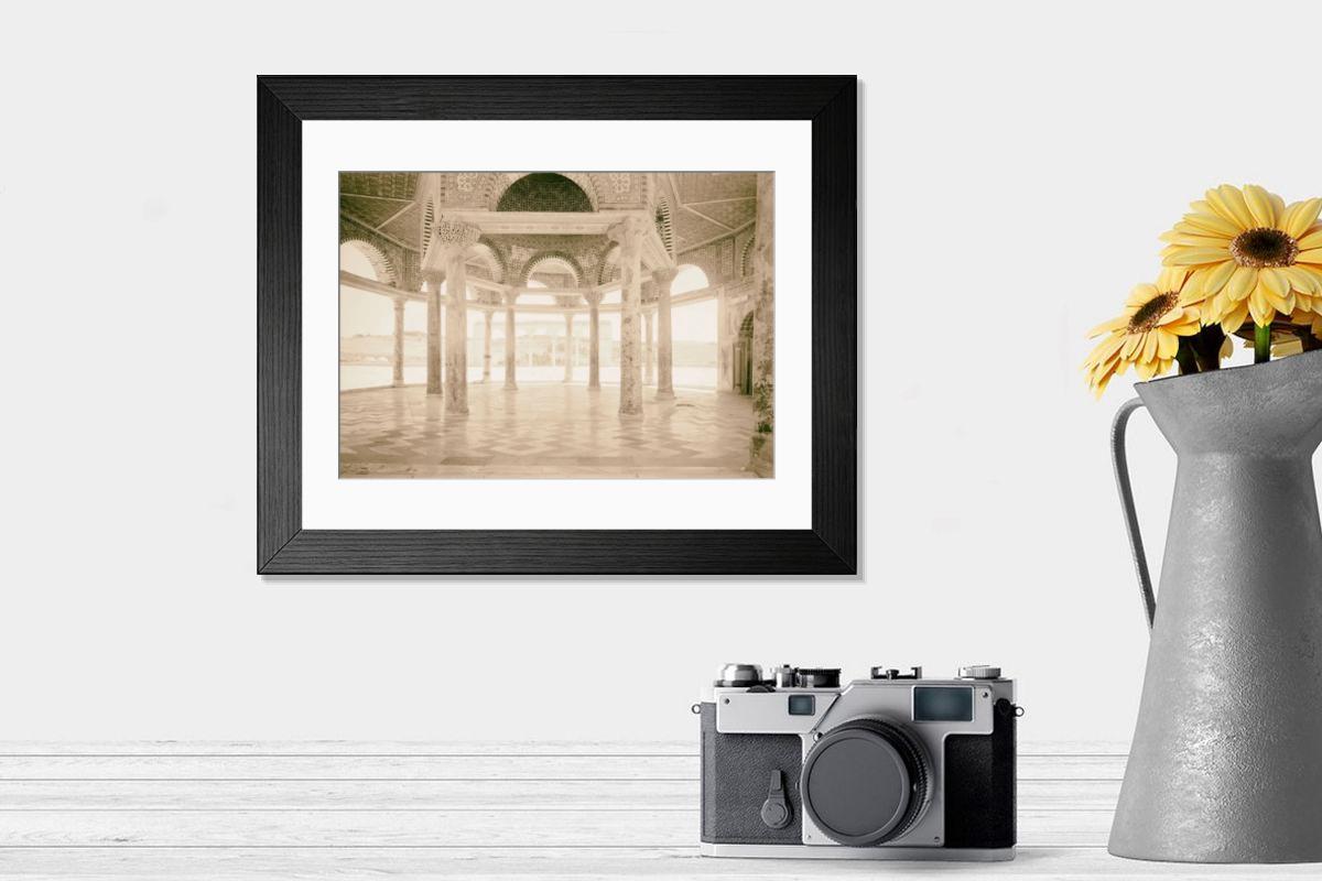 Shown hanging in a room: Modern 14"x12" (36x31cm)
