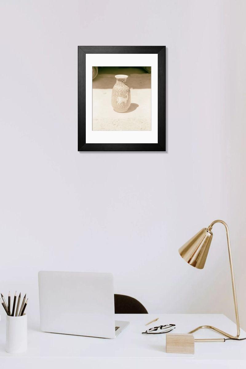 Shown hanging in a room: Modern 14"x12" (36x31cm)